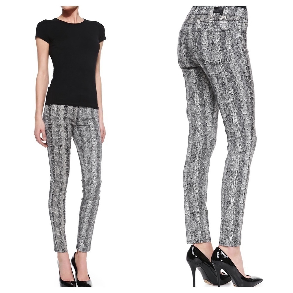 Paige Verduga Ultra Skinny Python Pants SZ 27